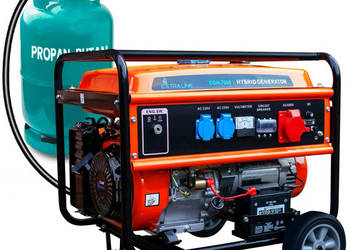 Extralink EGH-7000 Agregat prądotwórczy hybrydowy, CNG/LPG/Benzyna 7kW