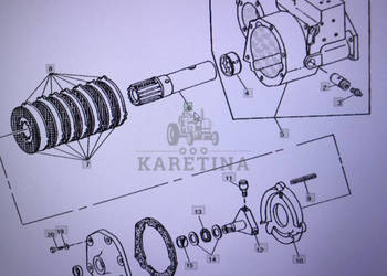 John Deere R72000/wał/John Deere 4555/4755/4955