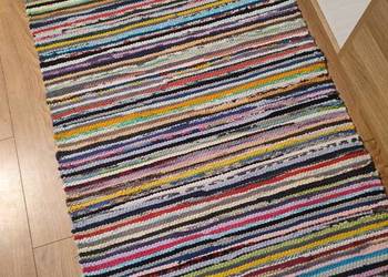 Nowy multikolorowy dywanik szmaciak 242x74 wysyłka