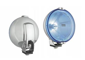 Reflektor drogowy H3 chrom LED RING 12V przewód 0,15m WESEM