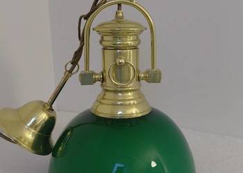 żyrandol Lampa wisząca industrialna mosiężna