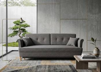 Kanapa DL Uszak Szara, Funkcja Spania, Dostawa 0zł!