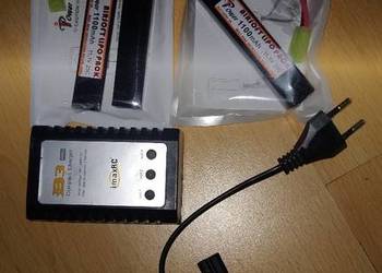 Akumulator bateria LiPo asg aeg ipower 11.1v 1100mah ładowarka zestaw