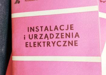 Instalacje i urządzenia elektryczne unikaty książki Warszawa