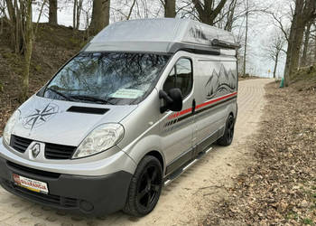 Renault Trafic long Kamper 2.0dci łóżko lodówka kuchenka ,tv 2x markiza za…