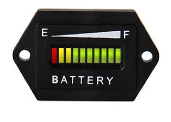 Wskaźnik naładowania baterii akumulatora akumeter 12V24V48V