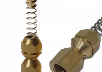 Dysza Rotacyjna 3D do Czyszczenia Rur – Gwint 1/8 cala | Mosiądz