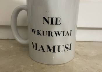 Kubek kubeczek ceramiczny śmieszny zabawny do picia 320 ml