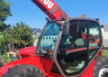 Manitou 741, klimatyzacja, kiper, 3 tryby skrętu.