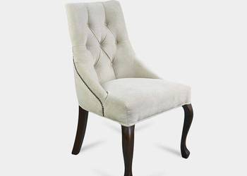 MODNE pikowane krzesło chesterfield glamou z kołatką produce