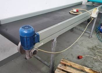 Taśmociąg prosty, przenośnik taśmowy płaski DEGA 260 x 60 cm - mkvplast.pl