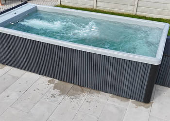 BASEN OGRODOWY WOLNOSTOJĄCY Z PRZECIWPRĄDEM i FILTRACJĄ