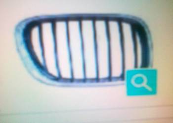 ATRAPA CZARNO/CHROM LE DO: BMW 5 (E39) 96-00