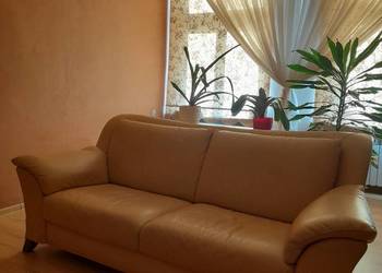 Zestaw wypoczynkowy skórzany