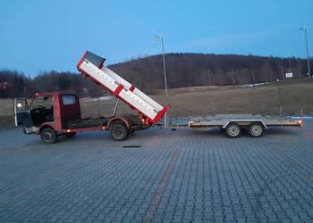 Transport wywrotka do 3.5t +laweta. Usługi minikoparką