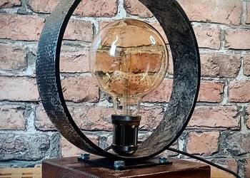 Lampa Industrial Loft Scrap Metal Art Patyna