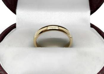 Złota Obrączka Próby 585 2,90g Rozmiar 11 Ocechowana