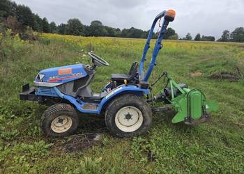 Traktorek z glebogryzarką glebogryzarka Iseki TC 213 diesel 1700h igła