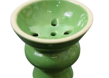 Cybuch do Shishy Hookah Bowl do Sziszy Ceramiczny Duży Zielony