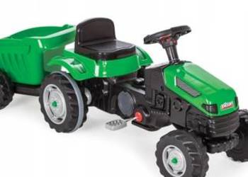Traktor na pedały z przyczepką