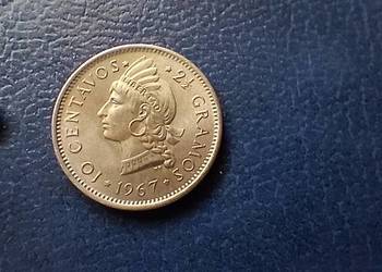 Stare monety 10 cent 1967 Dominikana