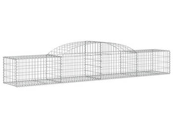 Kosze gabionowe 10 szt 300x50x40/60 cm galwanizowane żelazo WM-3146655
