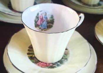 Filiżanka z talerzykiem deserowym. Imperial Filiżanka z talerzykiem deserowym. Imperial