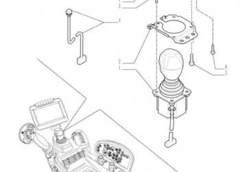 New Holland T6010 Joystick 84253192