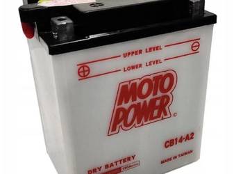 Akumulator motocyklowy 12V 14Ah MotoPower CB14-A2 YB14-A2