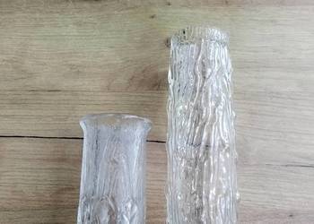 Dwa wazoniki pieniek i  listki zestaw 2 sztuki Dwa wazoniki pieniek i  listki zestaw 2 sztuki