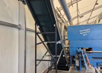 Przenośnik taśmowy pod optymalizerke Hundegger