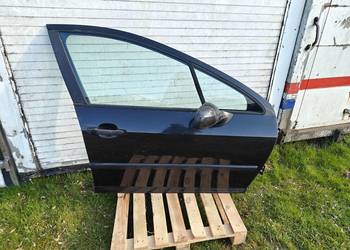 Peugeot 407 drzwi prawe przód czarne