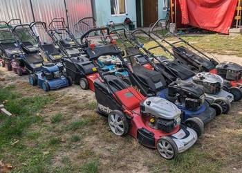 Używane kosiarki spalinowe - napęd / kosz / silniki B&S/Honda
