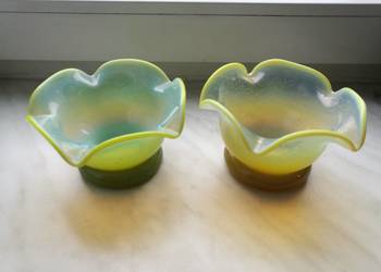 Dwie żółte, miseczki Silesia, Ząbkowice 1 sztuka