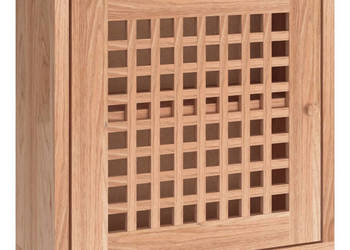 Szafka wisząca 42x18x42 cm lity orzech włoski WM-350367