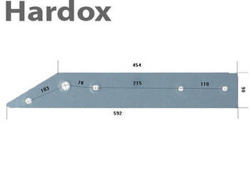 Płoza długa HARDOX 16002121/P części do pługa REGENT