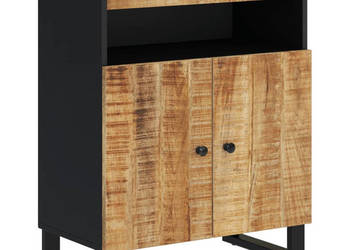 Szafka z 2 drzwiczek 60x33x75 cm lite drewno mango WM-352913