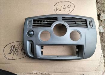 RENAULT SCENIC 2 II LIFT  PANEL ODKOWY RAMKA RADIA ŚRODKOWA KRATKA NAWIEWU