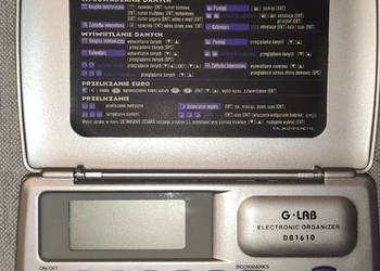 Elektroniczny organizer DB1610 G-LAB