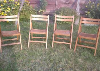 krzesło rozkładane prl