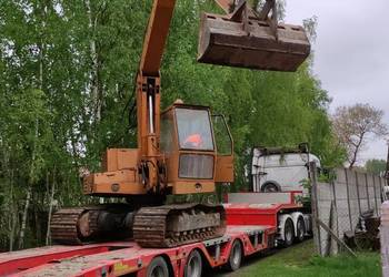 Koparka Waryński K-408 z długim ramieniem