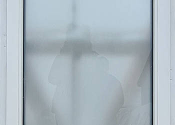 OKNA KacprzaK 85X104 OKNO Używane Plastikowe PCV Mleczna Szyba