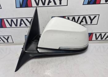 BMW F30 F31 LUSTERKO LEWE LEWY PRZÓD 6PIN A300 ALPINWEISS