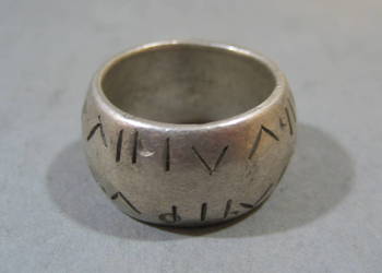 Srebrny Pierscien Skandynawia