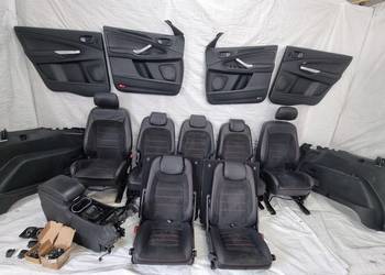 FORD S-MAX MK1 FOTELE TAPICERKI BOCZKI DRZWI KOMPLET 7 OSÓB UK ANGLIK