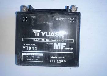 Akumulator YUASA YTX14 12.6Ah 200A