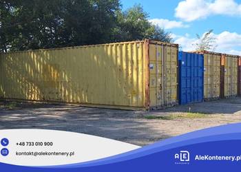 KONTENER MORSKI 40’HC 12-metrowy wysoki, dostępny od ręki, KĘBŁOWO
