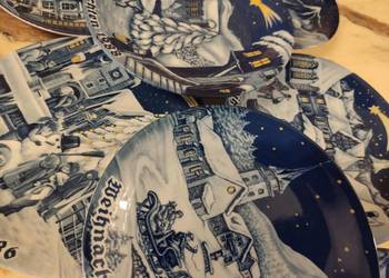 kolekcja talerzy zawieszek sygnowane na święta