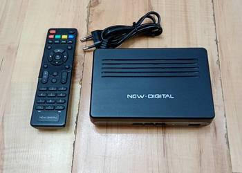 dekoder tuner TV naziemnej DVP-T2 digital + pilot (używany, sprawny)