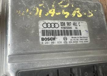 Audi A4 S4 B5 8D Sterownik / Moduł ECU 80907401C 0281001838 28RTE380